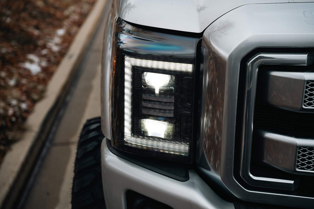 Ford Super Duty LED Headlights - XB Hybrid Series - Morimoto - '11-'16