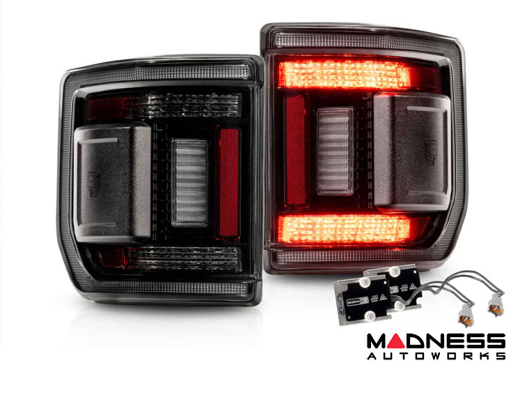 Jeep Gladiator JT LED Tail Lights - XB LED Series - Morimoto - Low Profile - Smoked