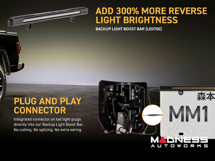 Jeep Gladiator JT LED Tail Lights - XB LED Series - Morimoto - Low Profile - Red