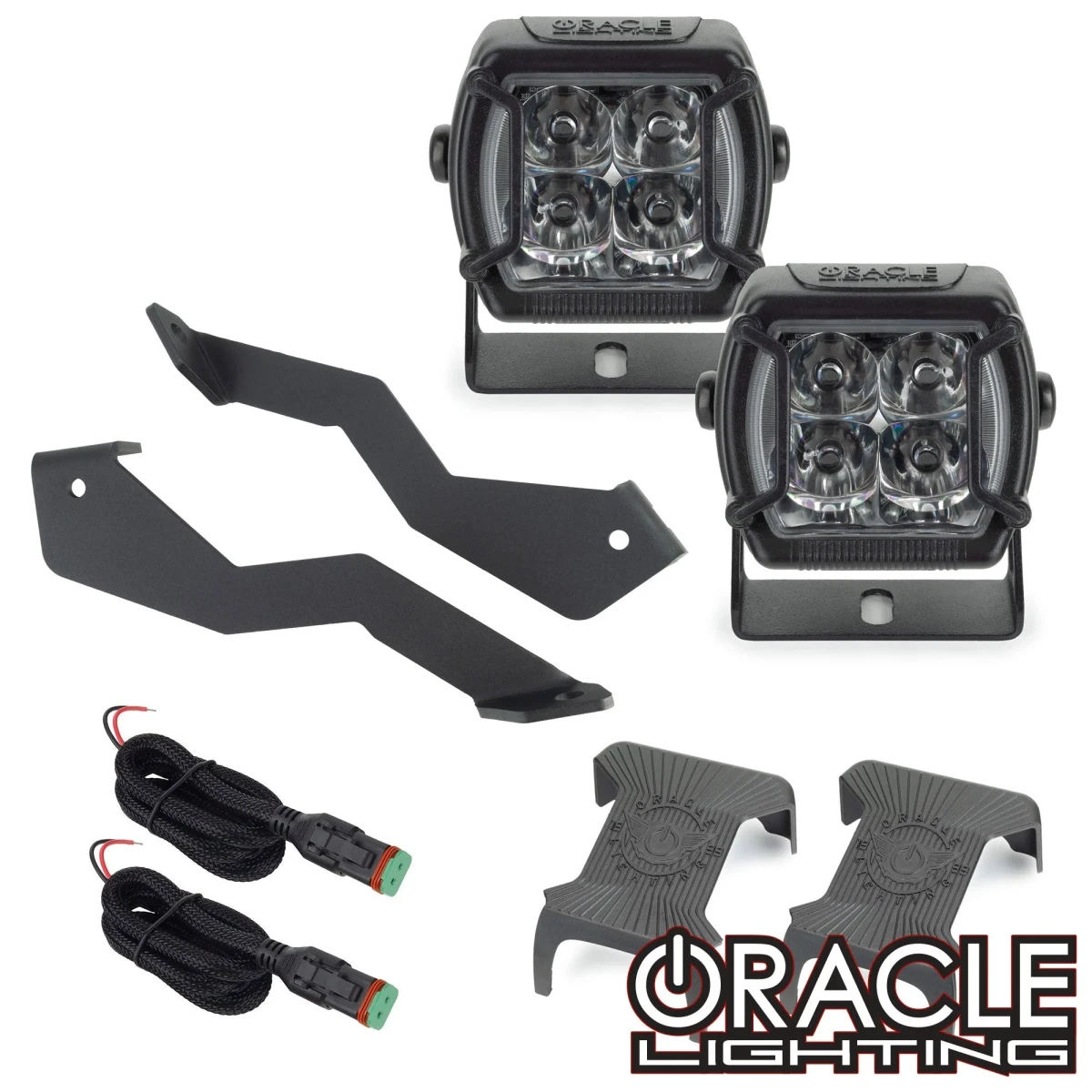 Ford Raptor Ditch Lights - A-Pillar Hood - ORACLE Lighting - VEGA Series 4 Spotlights - `04-`14
