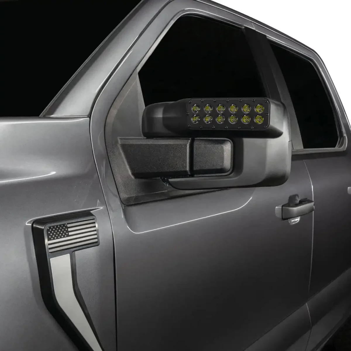 Ford F-150 Ditch Lights - LED Side Mirror Covers - ORACLE Lighting - Yellow- `21-`25