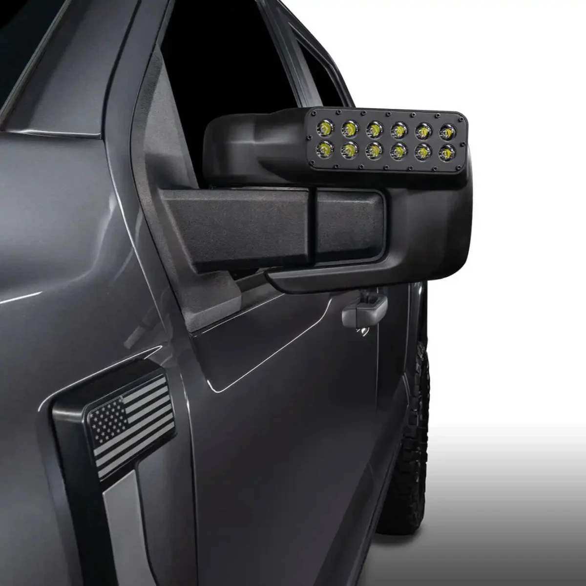 Ford F-150 Ditch Lights - LED Side Mirror Covers - ORACLE Lighting - Yellow- `21-`25