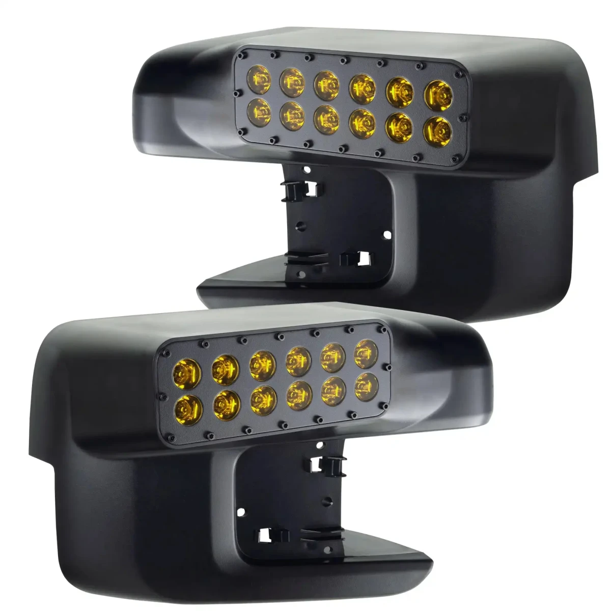 Ford F-150 Ditch Lights - LED Side Mirror Covers - ORACLE Lighting - Yellow- `21-`25