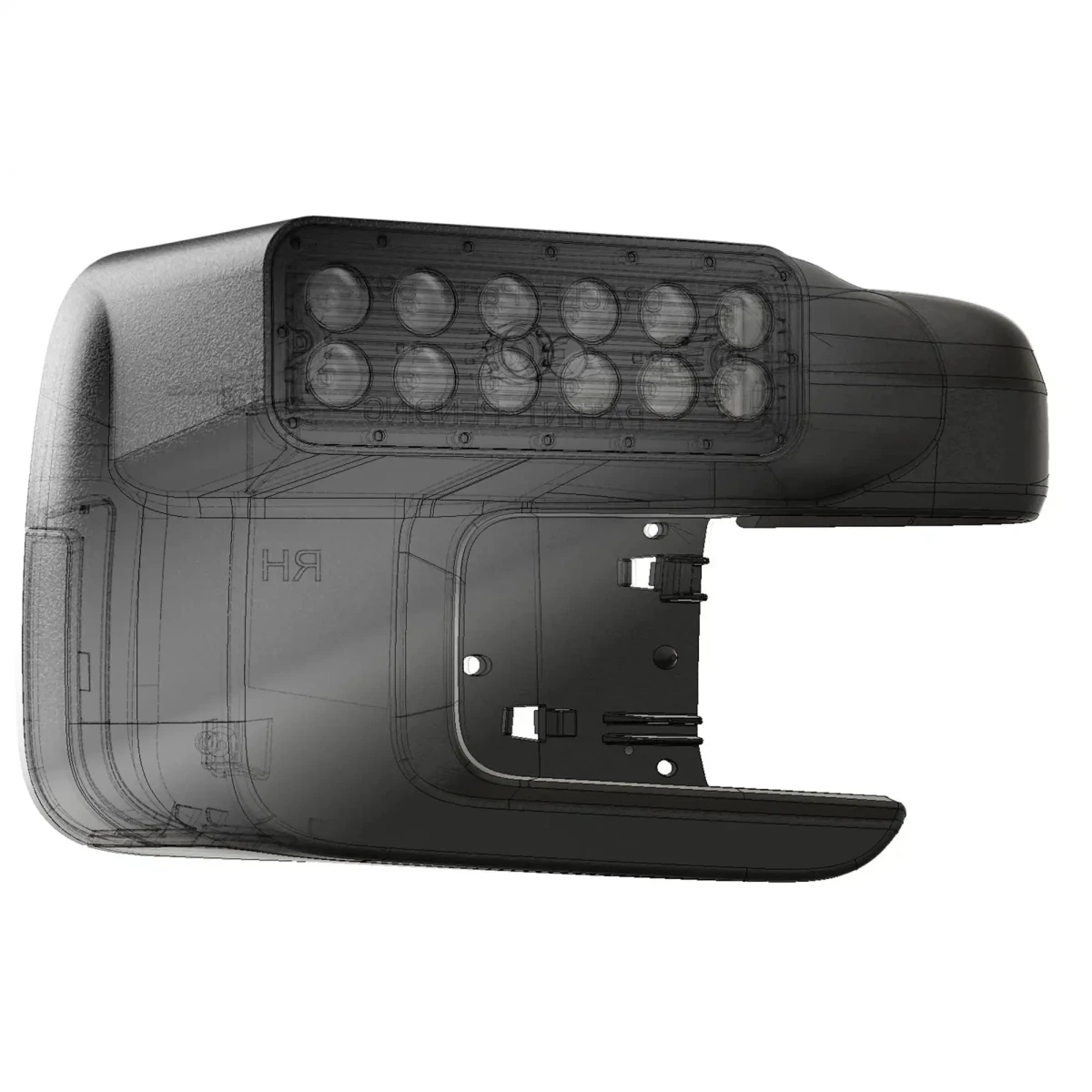 Ford F-150 Ditch Lights - LED Side Mirror Covers - ORACLE Lighting - Yellow- `21-`25