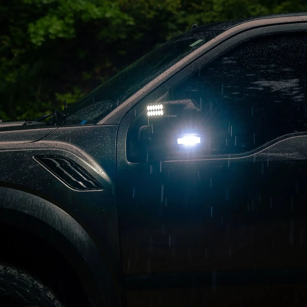 Ford F-150 Ditch Lights - LED Side Mirror Covers - ORACLE Lighting - Yellow- `21-`25