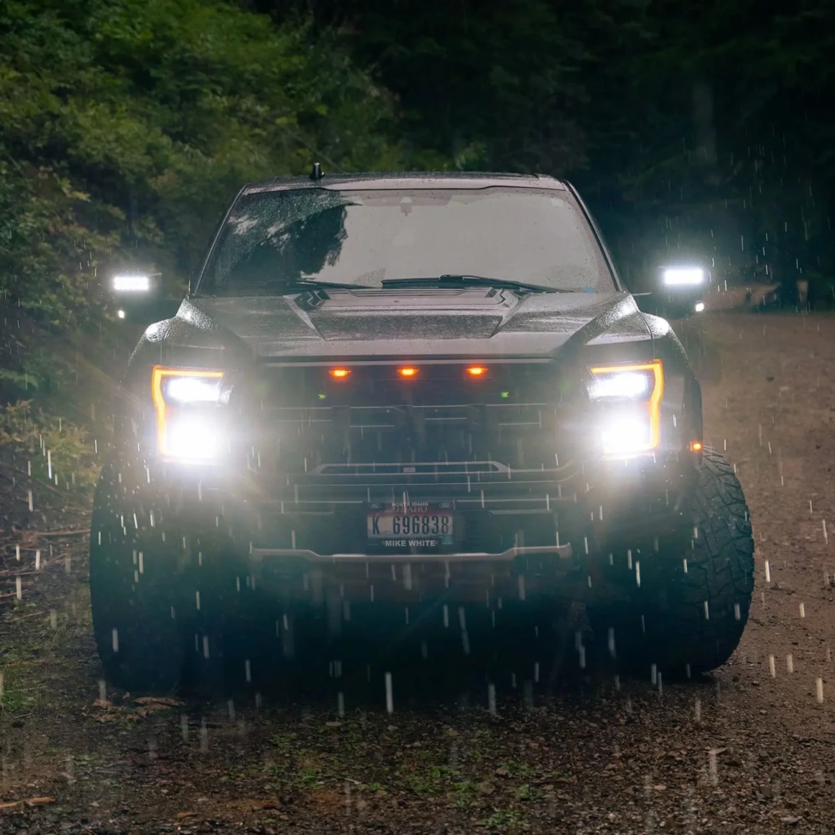 Ford F-150 Ditch Lights - LED Side Mirror Covers - ORACLE Lighting - Yellow- `21-`25