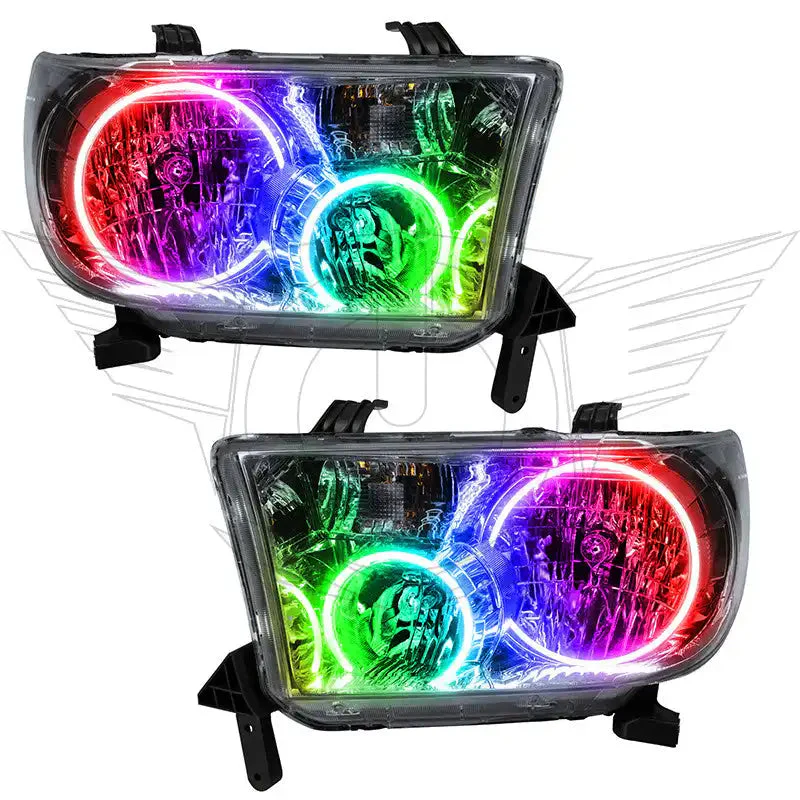 Toyota Tundra Headlight Assemblies - ORACLE Lighting - SMD HL - ColorSHIFT w/ BC2 Controller - `07-`13