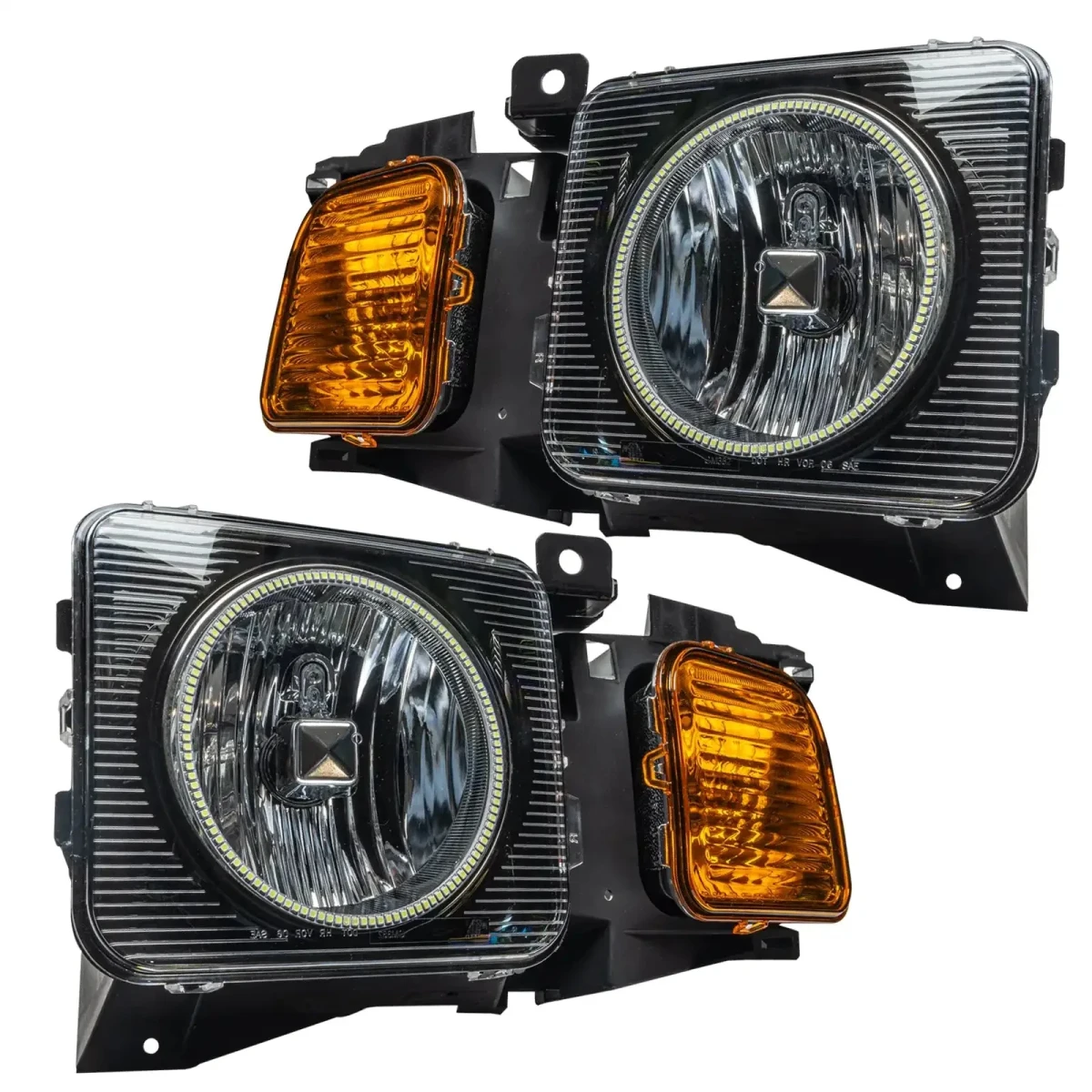 Hummer H3 Headlight Assemblies - ORACLE Lighting - ColorSHIFT w/ BC2 Controller - `06-`10