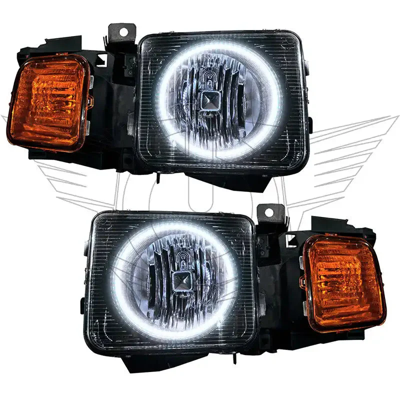 Hummer H3 Headlight Assemblies - ORACLE Lighting - ColorSHIFT w/ BC2 Controller - `06-`10