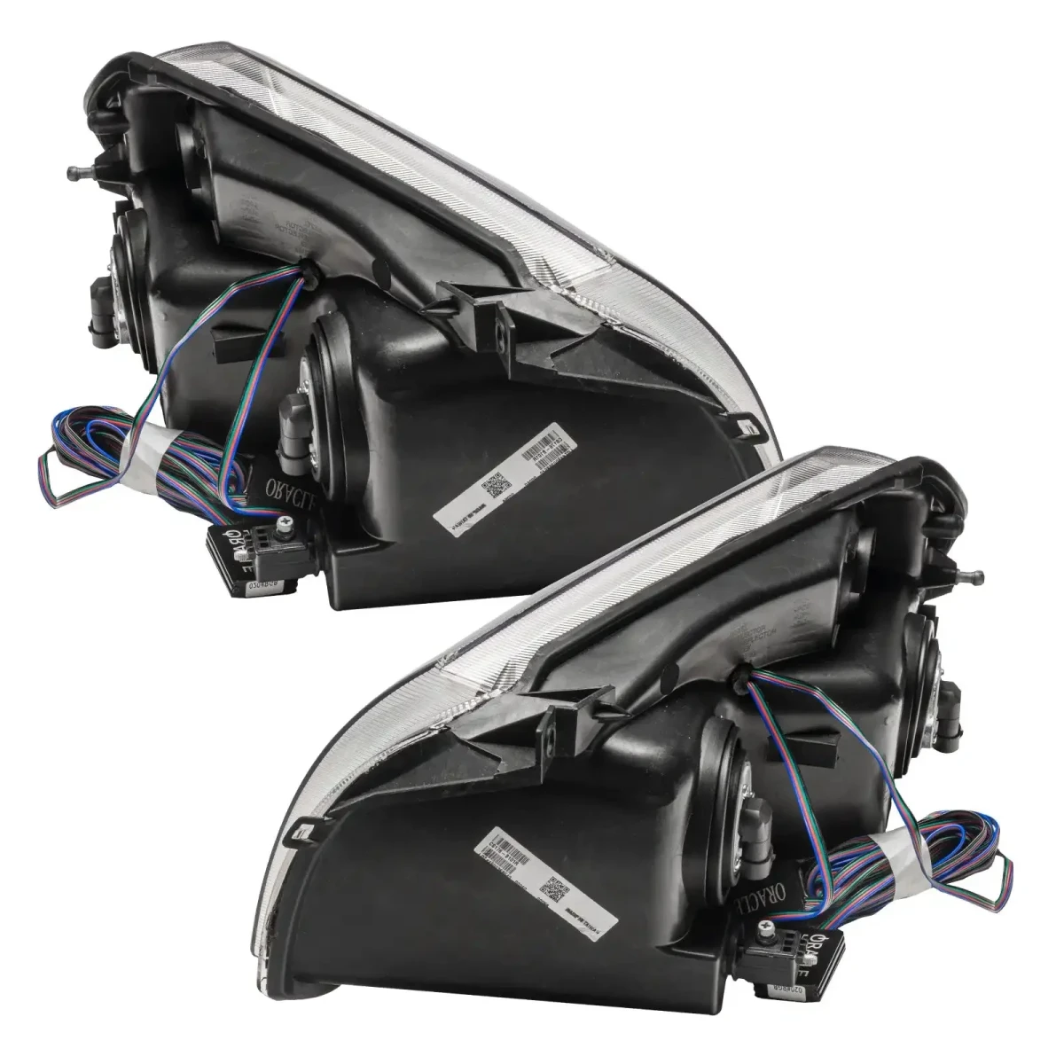 Dodge Magnum Headlight Assemblies - ORACLE Lighting - ColorSHIFT w/ BC2 Controller - Black - `05-`07