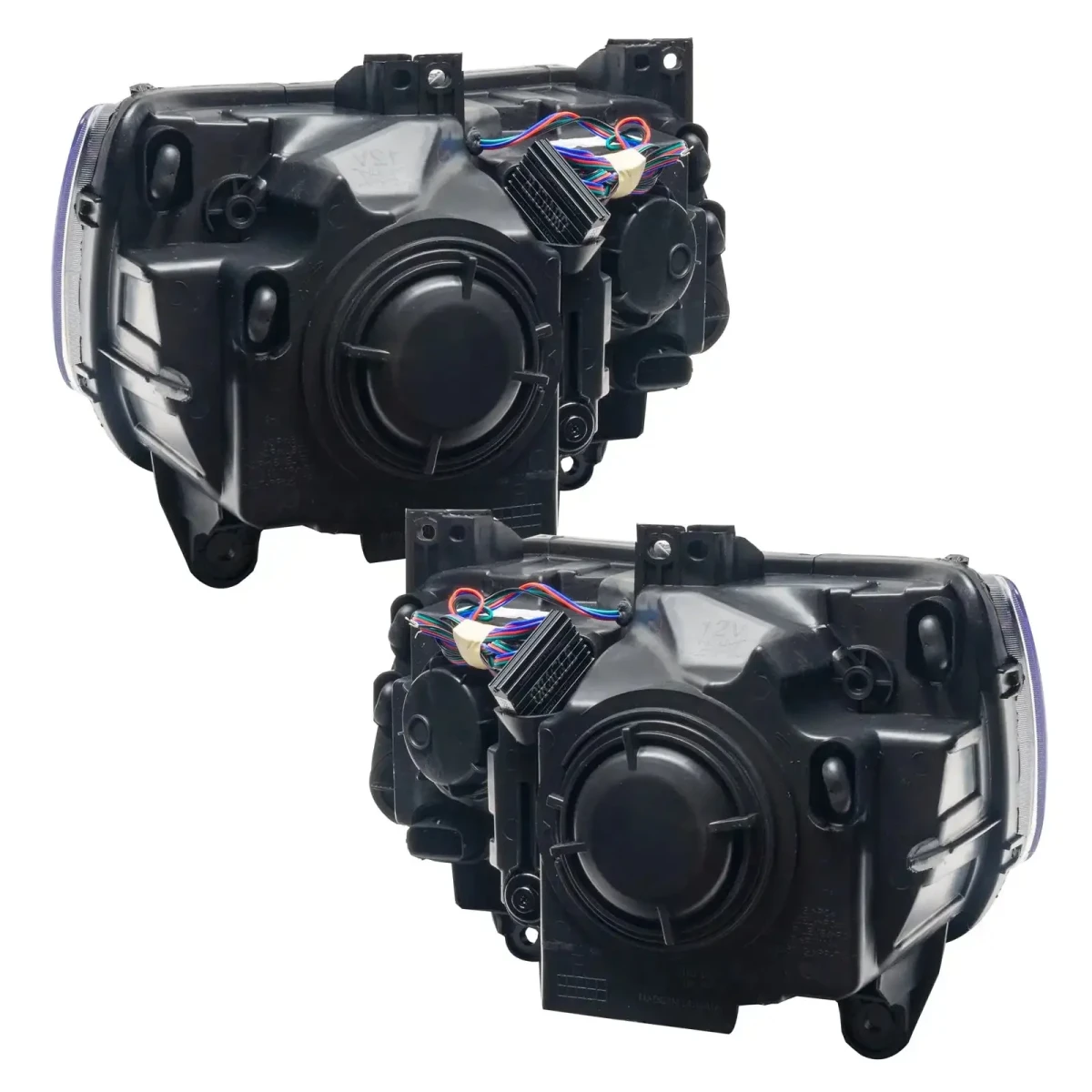 Chrysler 300 Headlight Assemblies - ORACLE Lighting - SMD HL - NON HID - ColorSHIFT w/ BC2 Controller - Black - `11-`14