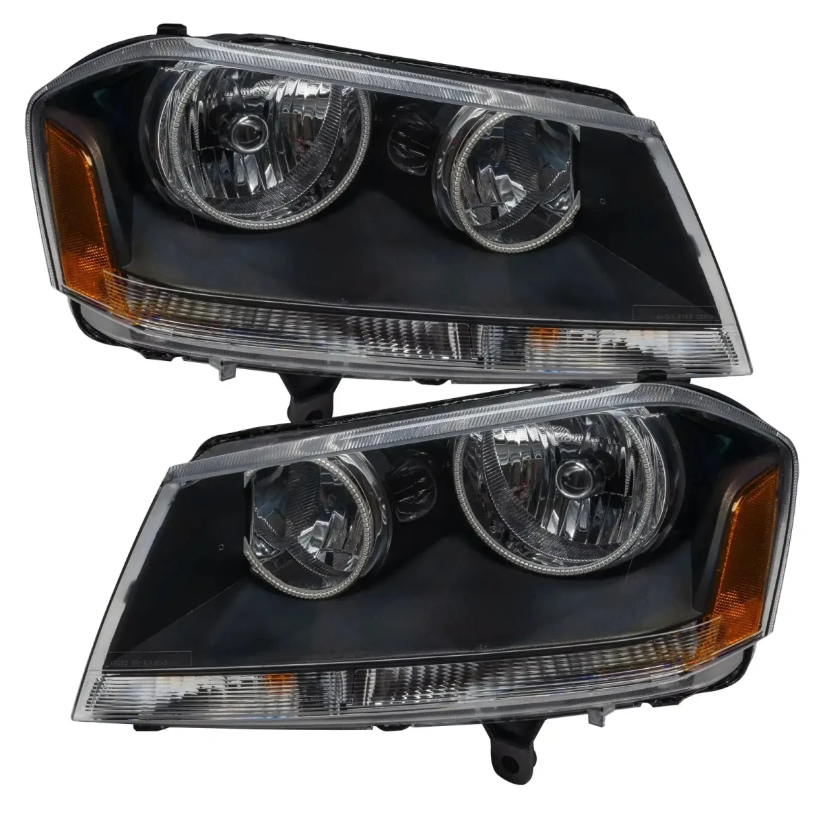 Dodge Avenger Headlight Assemblies - ORACLE Lighting - ColorSHIFT w/ BC2 Controller - Black - `08-`14