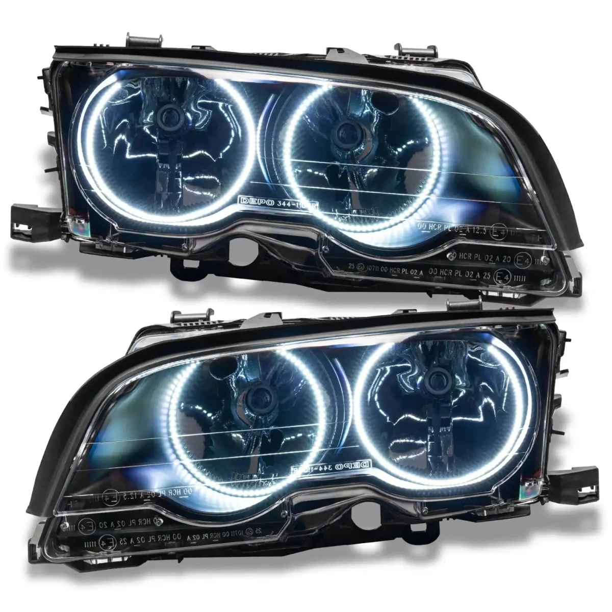 BMW 3 Series Headlight Assemblies - ORACLE Lighting - ColorSHIFT w/ BC2 Controller - `99-`01