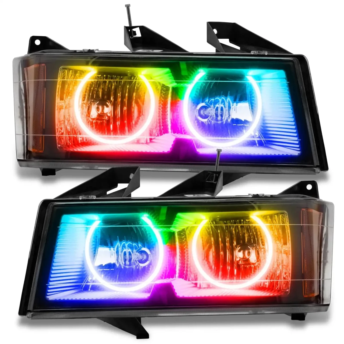 Chevrolet Colorado Headlight Assemblies - ORACLE Lighting - SMD HL - ColorSHIFT w/ BC2 Controller - `04-`12