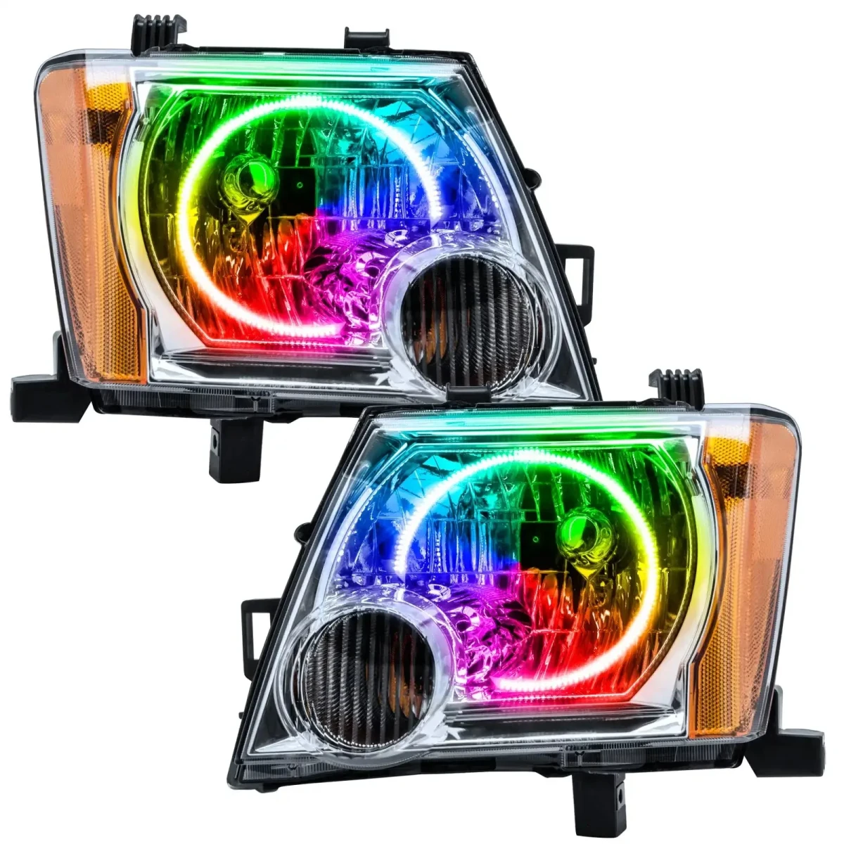 Nissan Xterra Headlight Assemblies - ORACLE Lighting - SMD HL w/ BC2 Controller - ColorSHIFT - `05-`14