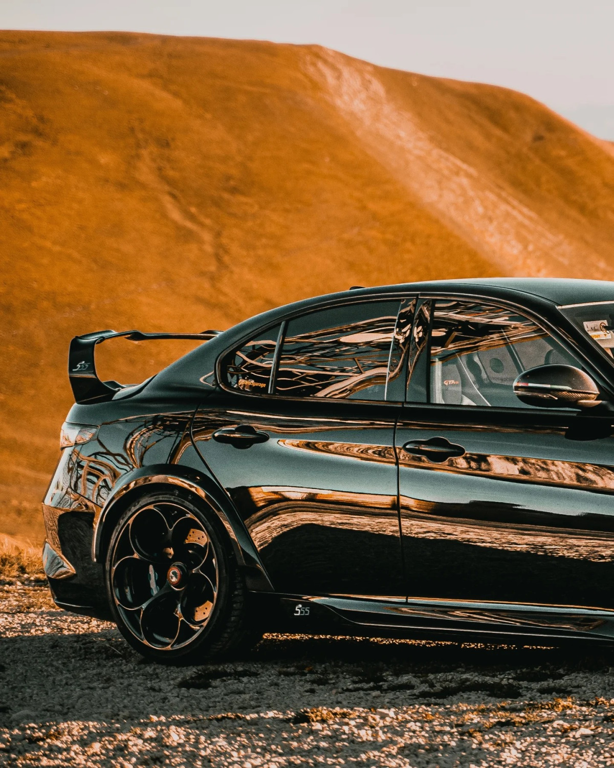 Alfa Romeo Giulia Quadrifoglio GTAm Conversion Kit by PariS'5 GaraGe - Side Skirts - Carbon Fiber