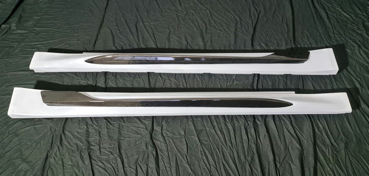 Alfa Romeo Giulia Quadrifoglio GTAm Conversion Kit by PariS'5 GaraGe - Side Skirts - Carbon Fiber