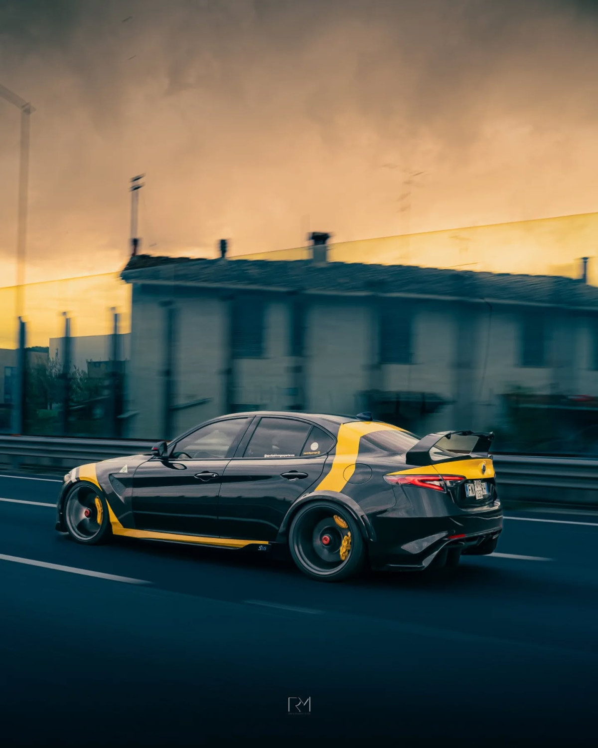 Alfa Romeo Giulia Quadrifoglio GTAm Conversion Kit by PariS'5 GaraGe - Side Skirts - Carbon Fiber