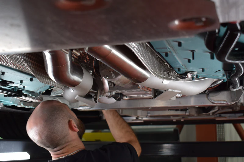 Aston Martin Vanquish Performance Exhaust - Downpipes - Race Catalysts & OPF Delete- Quicksilver - V12 2025+