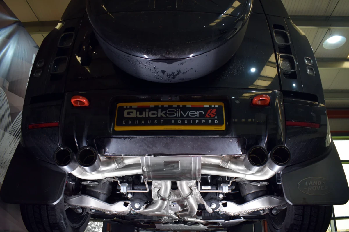 Land Rover Defender Performance Exhaust - SuperSport w/ Sound Architect - Quicksilver - P425 V8 90