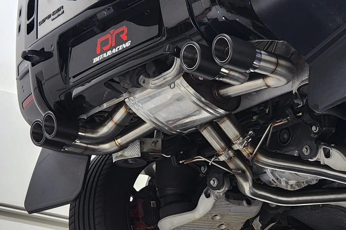 Land Rover Defender Performance Exhaust - SuperSport w/ Sound Architect - Quicksilver - P400 V8 90