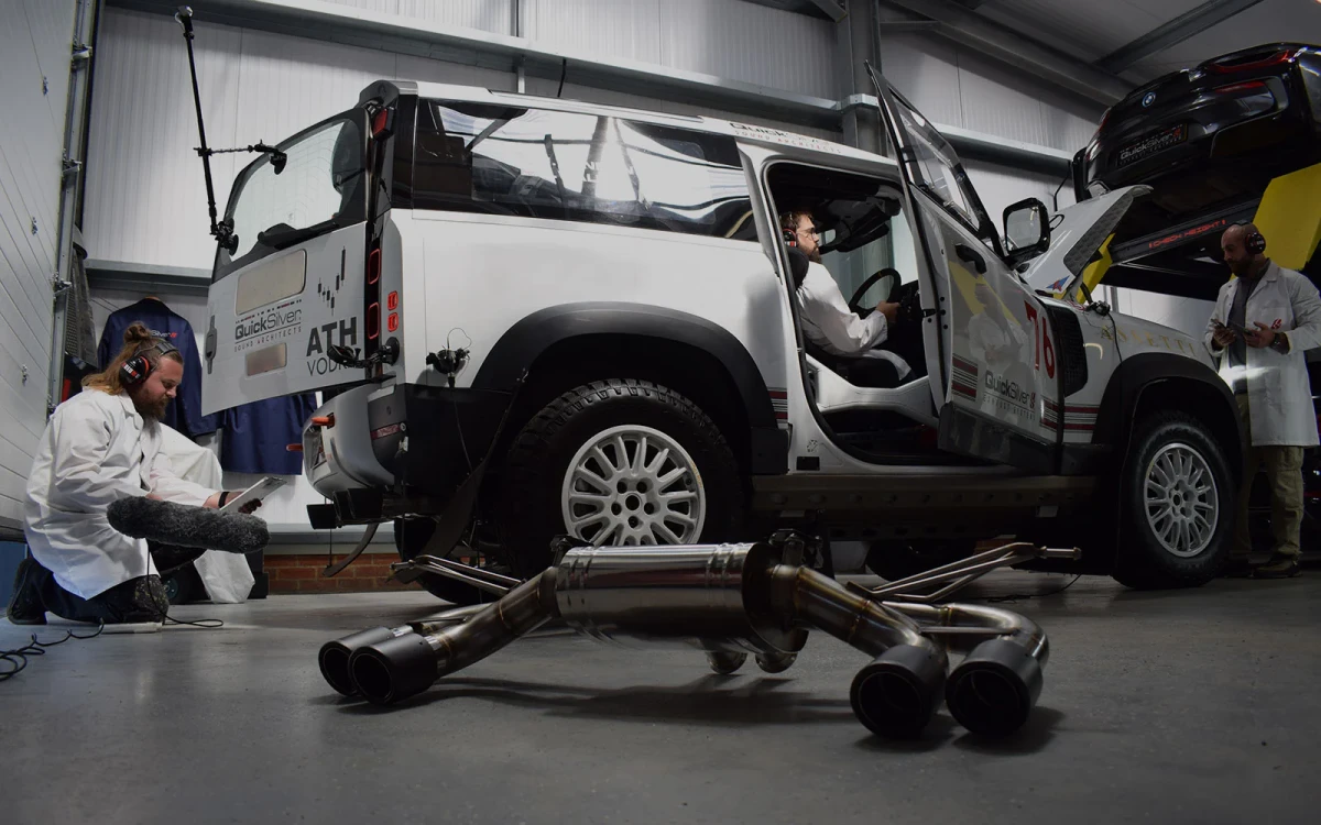 Land Rover Defender Performance Exhaust - SuperSport w/ Sound Architect - Quicksilver - P400 V8 90