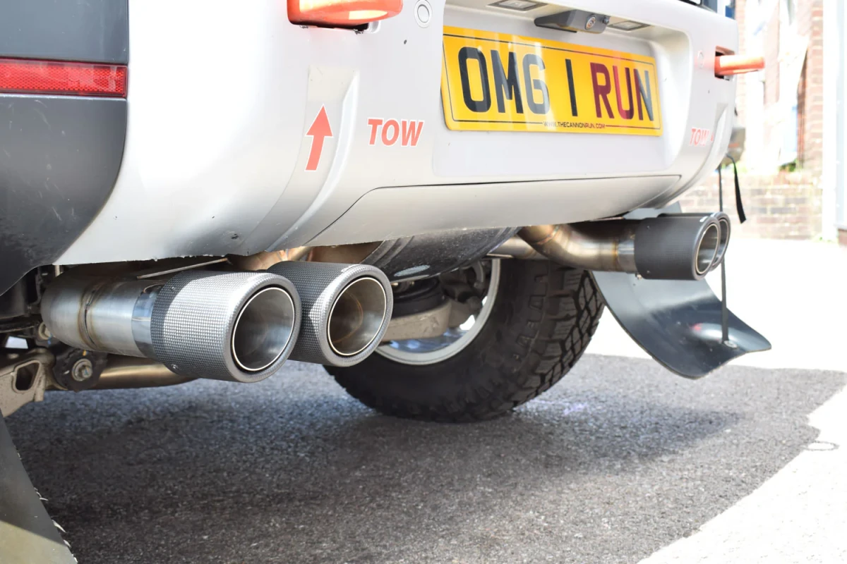 Land Rover Defender Performance Exhaust - SuperSport w/ Sound Architect - Quicksilver - P400 V8 90