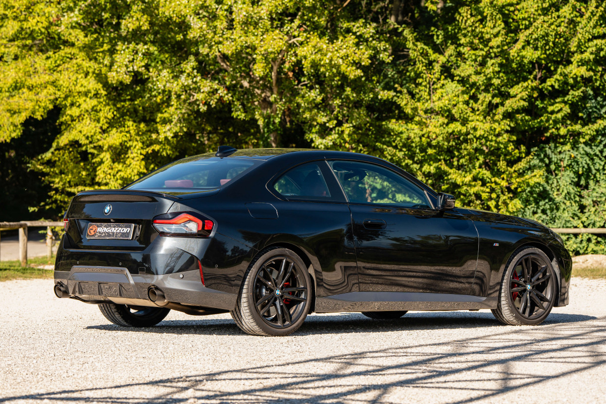 BMW 2 Series Performance Exhaust - Ragazzon - Evo Line - Axle Back - Dual Exit/ Black Tips - G42 Coupe
