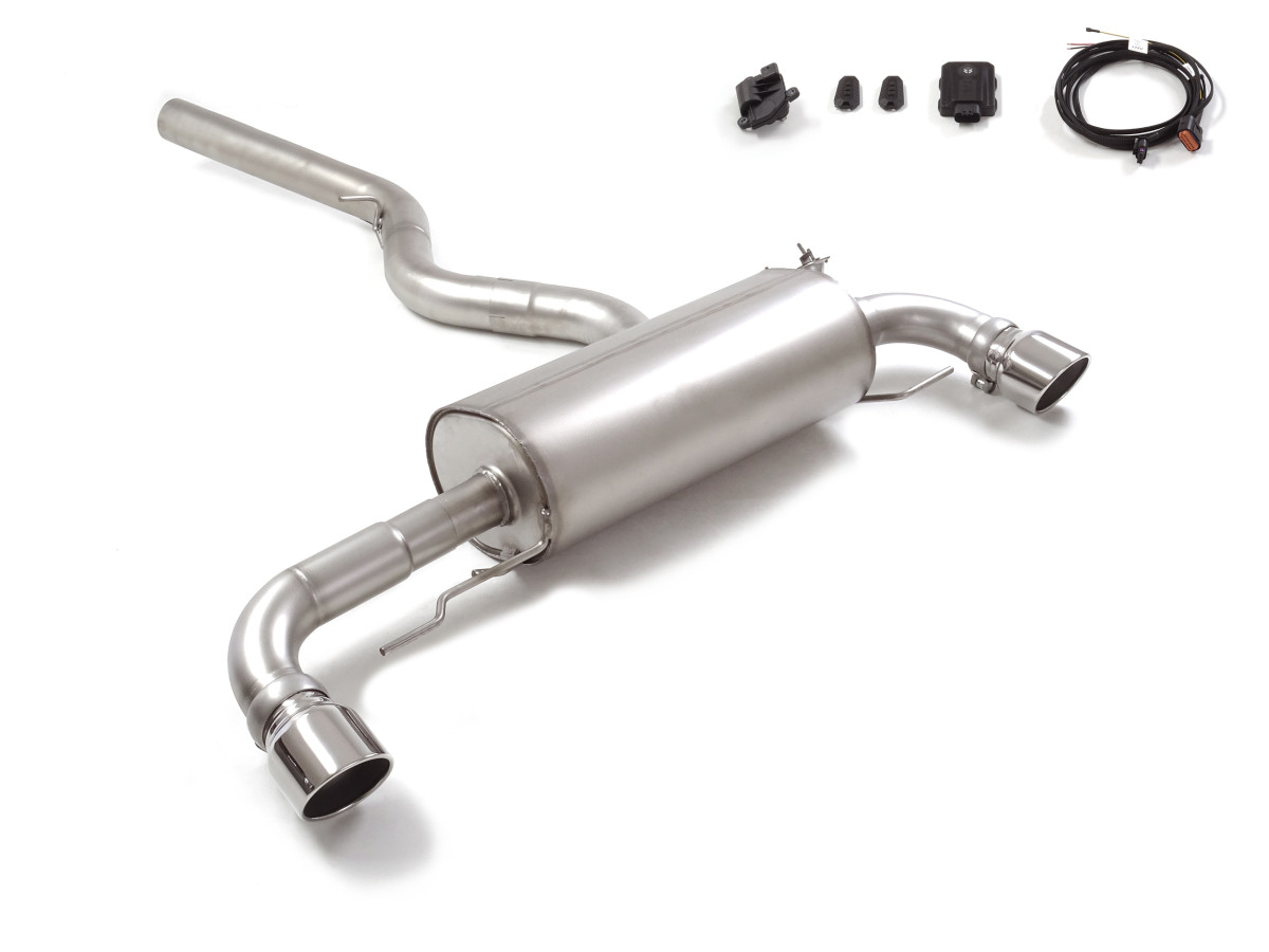 BMW 2 Series Performance Exhaust - Ragazzon - Evo Line w/ Integrated Valve - Axle Back - Dual Exit/ Polished Tips - G42 Coupe
