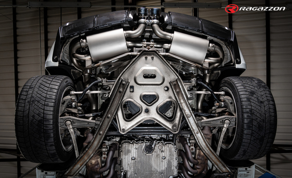Porsche Boxster (981) Performance Exhaust by Ragazzon - Evo Line - Center Exit / Black Tips - Electronic Valves