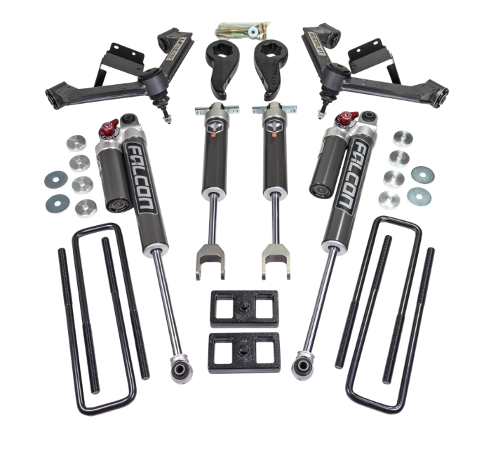 Chevrolet Silverado 2500/ 3500 HD Lift Kit - 3" SST2.1 - ReadyLIFT Suspensions - Fabricated Control Arms - Falcon 2.1 Shocks