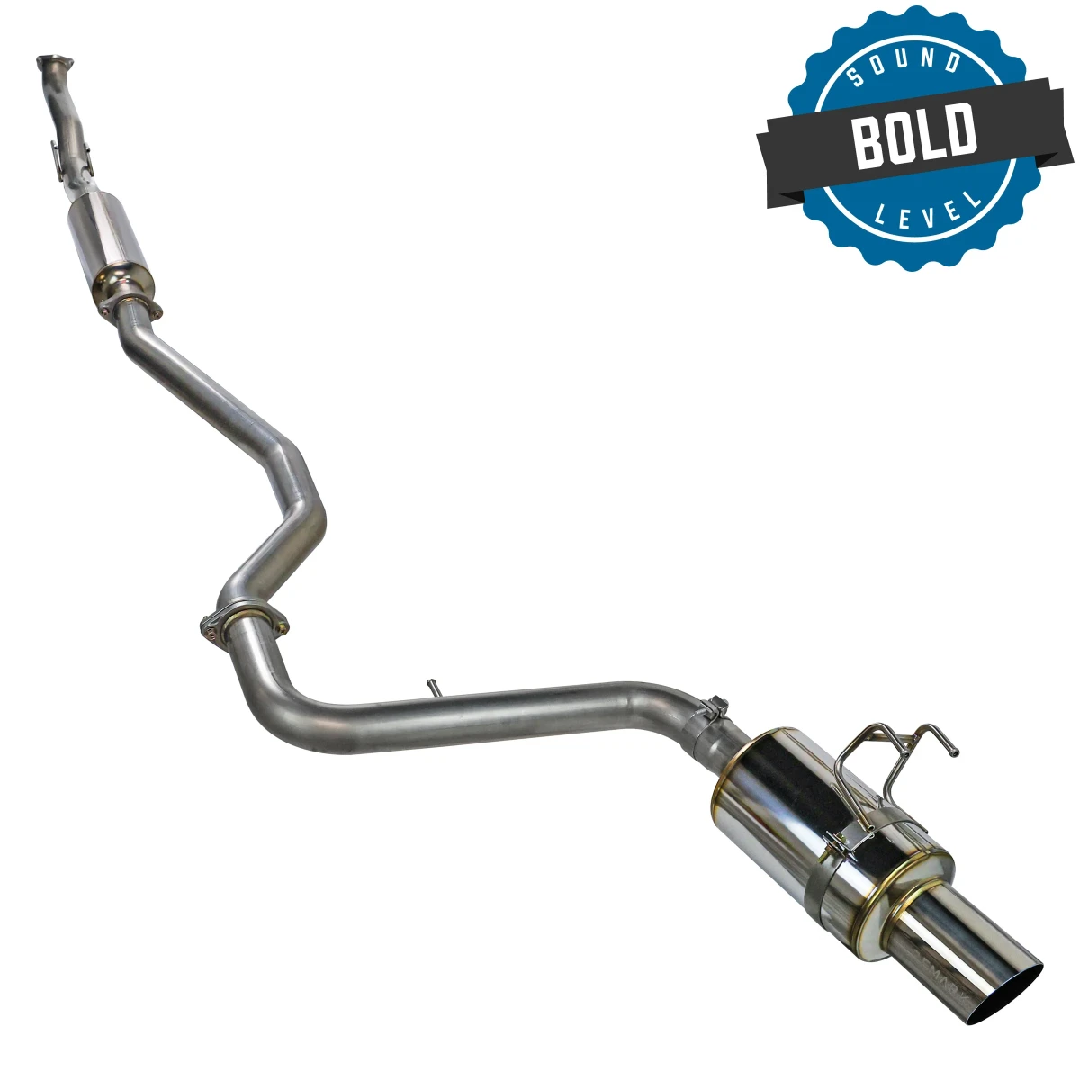 Acura Integra Performance Exhaust - Remark - R1 Spec Single Exit Cat-Back - Stainless Steel w/ Polished Tip - `22+ Acura Integra Performance Exhaust - Remark - R1 Spec Single Exit Cat-Back - Stainless Steel w/ Polished Tip - `22+