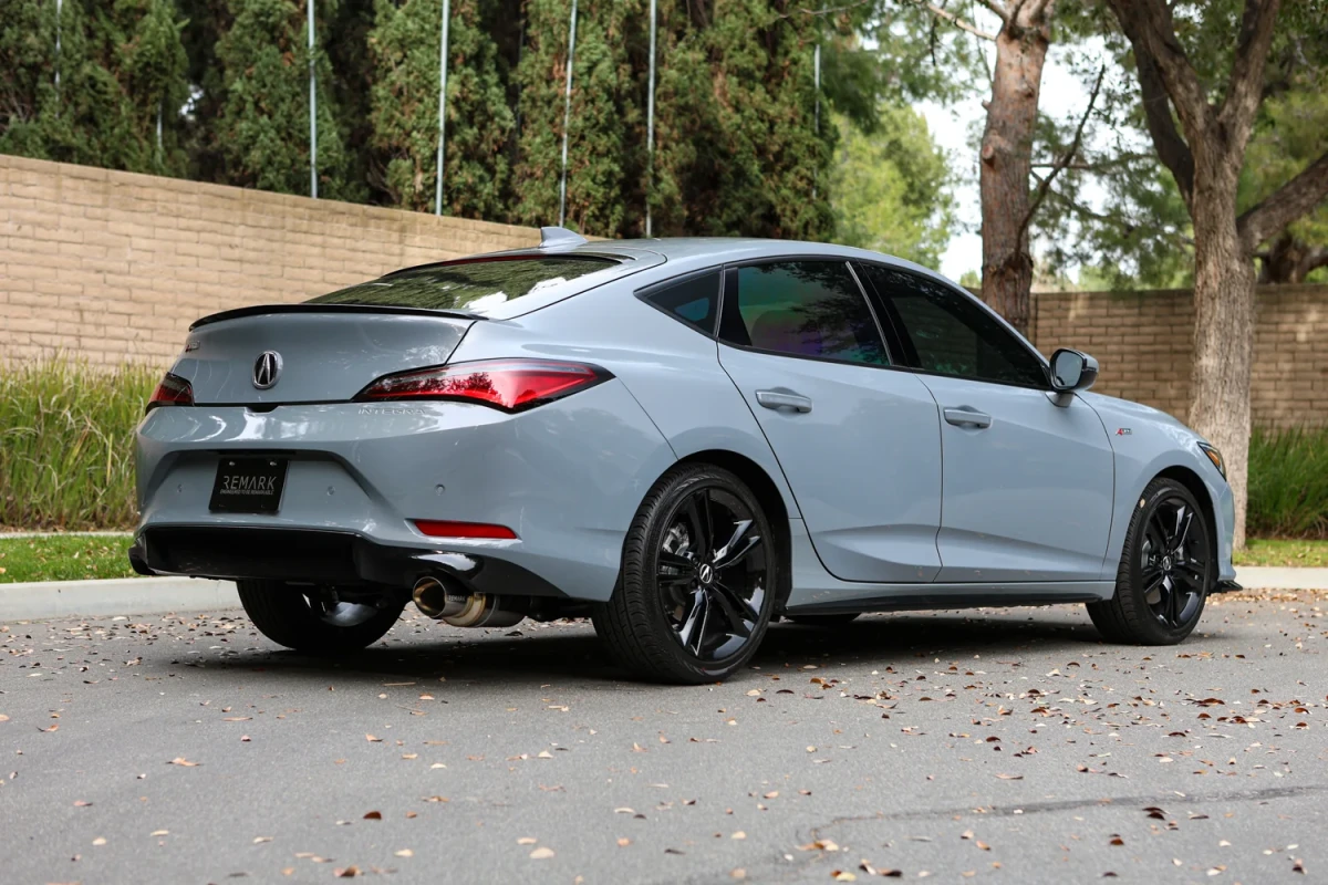 Acura Integra Performance Exhaust - Single Exit - Remark - R1 Spec Cat Back - Titanium - `23+
