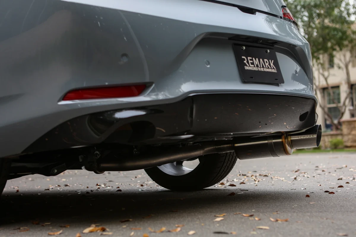 Acura Integra Performance Exhaust - Single Exit - Remark - R1 Spec Cat Back - Titanium - `23+