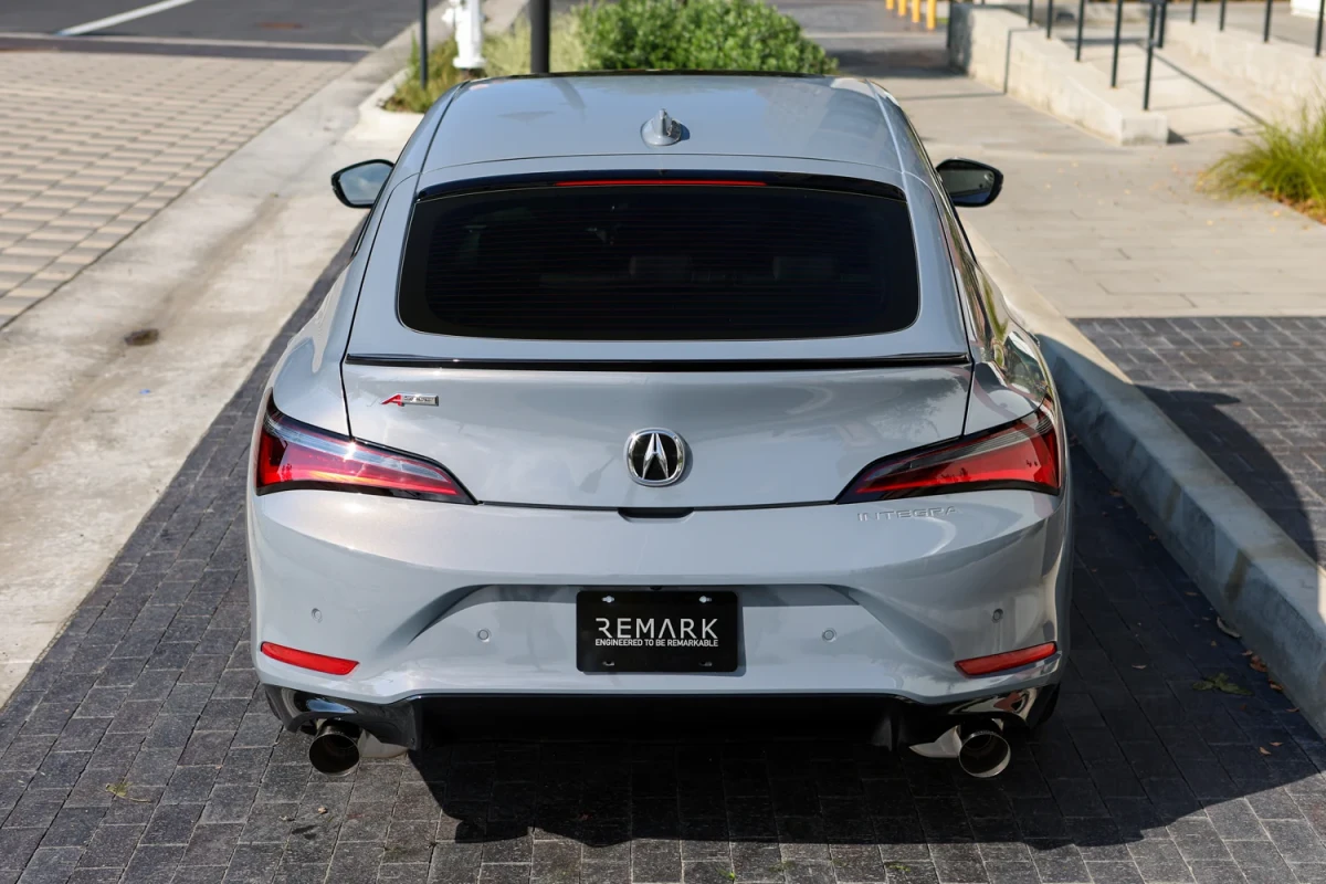 Acura Integra Performance Exhaust - Remark - Cat Back - Burnt Stainless Steel - `23+