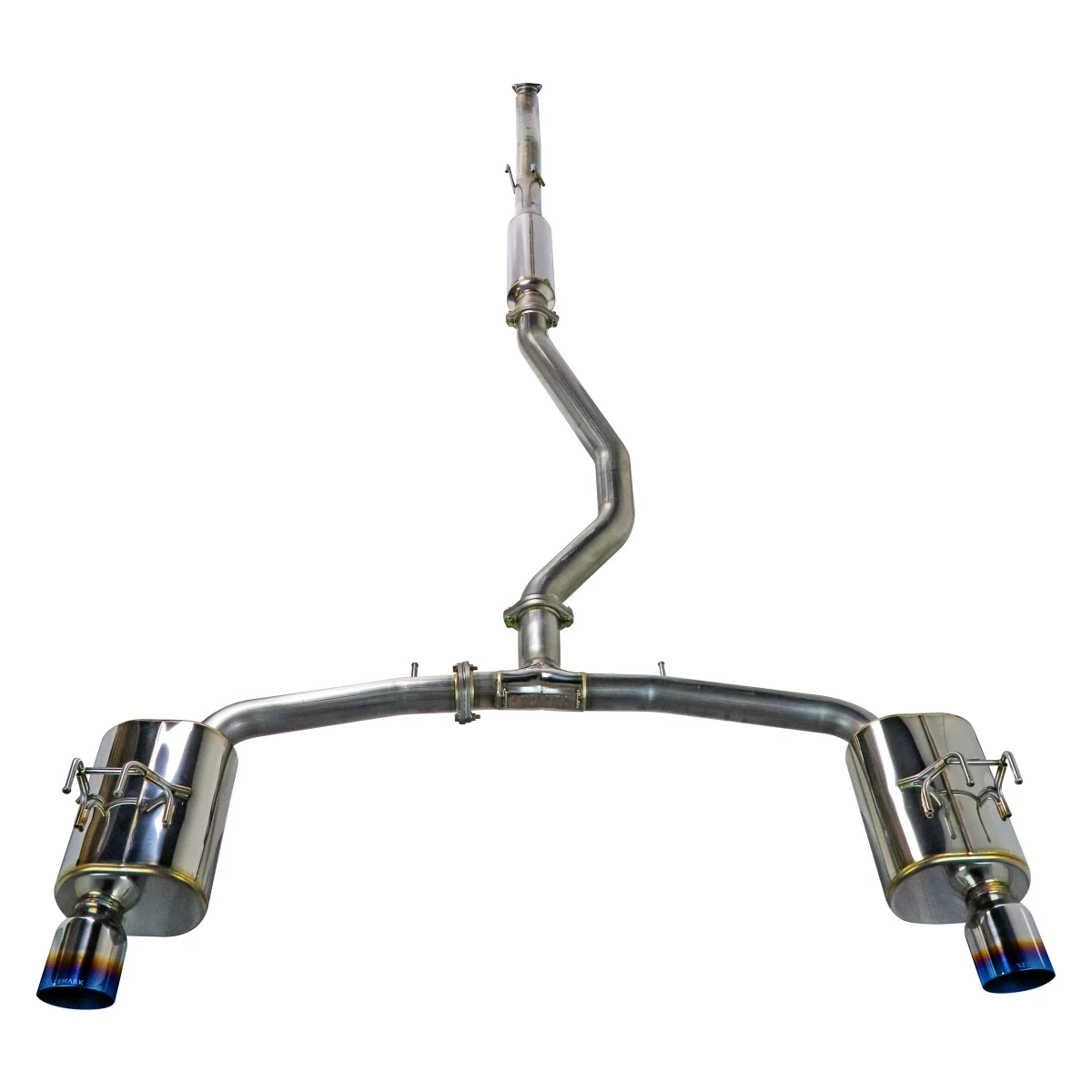 Honda Civic Si Performance Exhaust - Remark - Cat Back - Burnt Stainless Steel - `22+