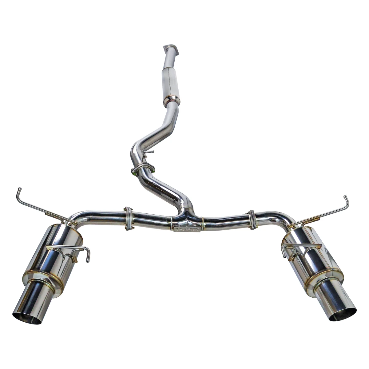 Subaru WRX Performance Exhaust - Remark - Cat-Back Dual Exit - R1-Spec Stainless Tips - Resonated - `15-`21
