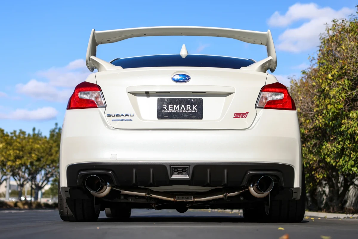 Subaru WRX Performance Exhaust - Remark - Cat-Back Dual Exit - R1-Spec Stainless Tips - Resonated - `15-`21