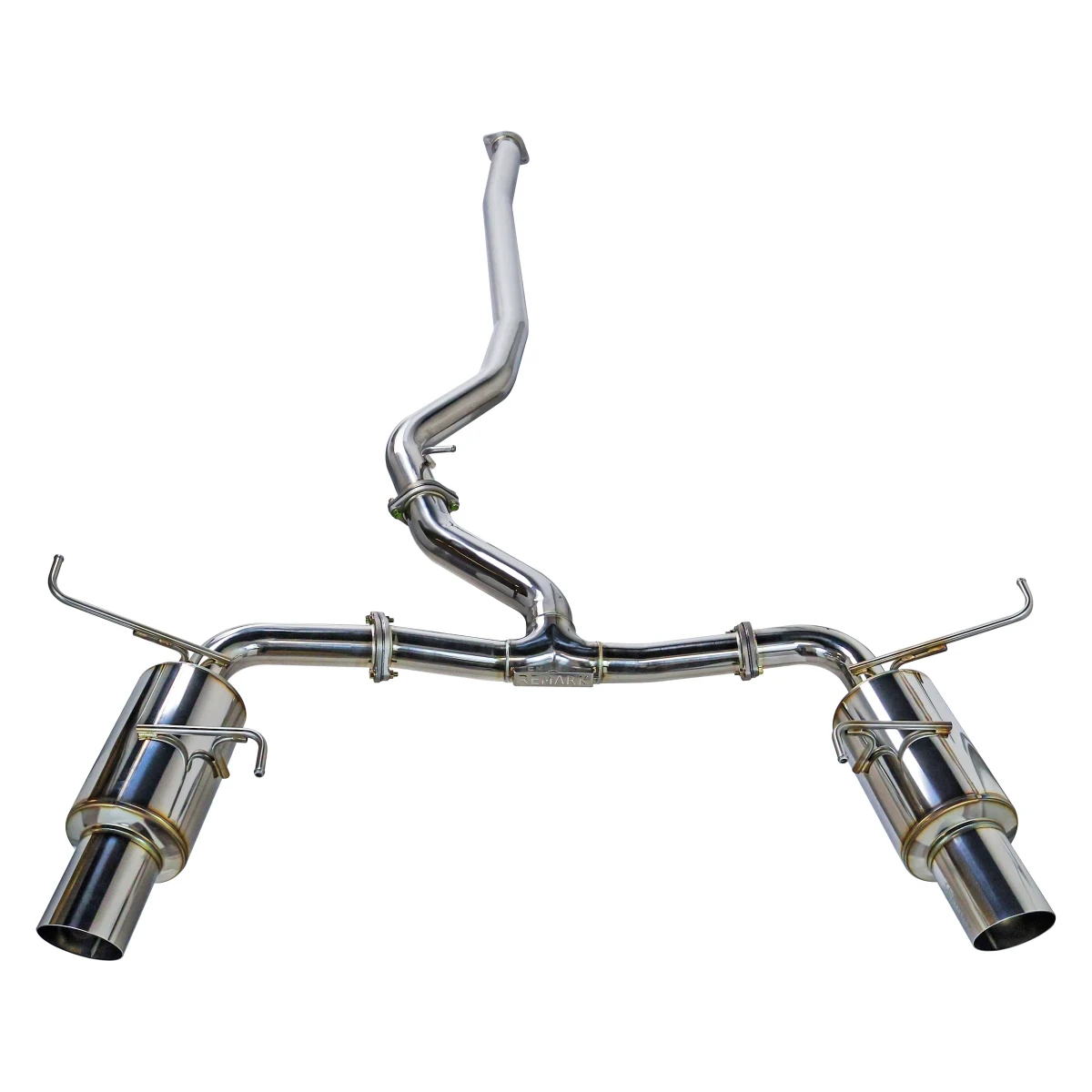Subaru WRX Performance Exhaust - Remark - Cat-Back Dual Exhaust - R1-Spec Stainless (Non-Resonated) - `15-`21