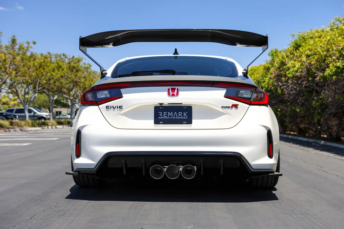 Honda Civic Type R Performance Exhaust - Remark - Cat Back - Triple Tip - Q-Spec - `23+
