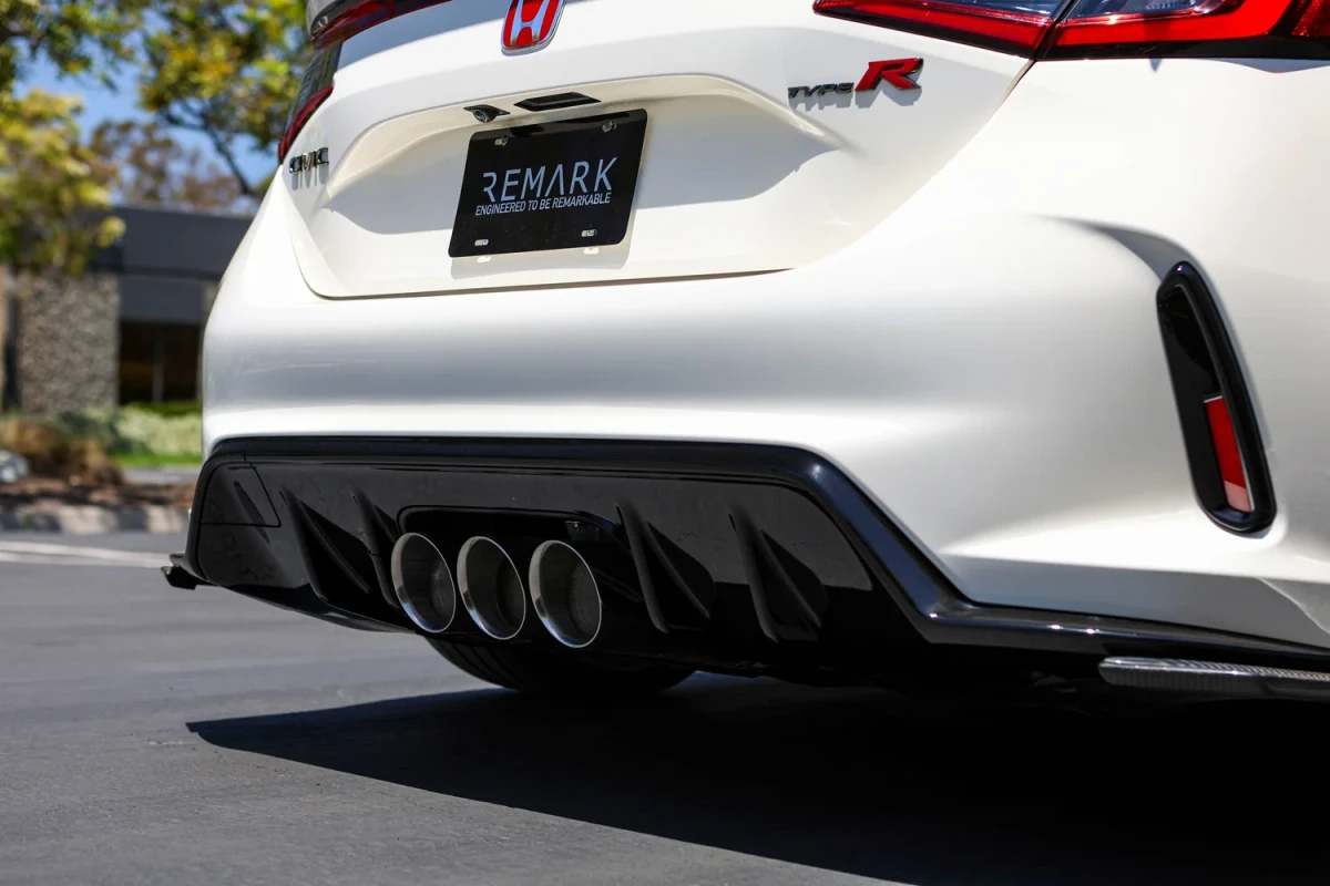 Honda Civic Type R Performance Exhaust - Remark - Cat Back - Triple Tip - Q-Spec - `23+
