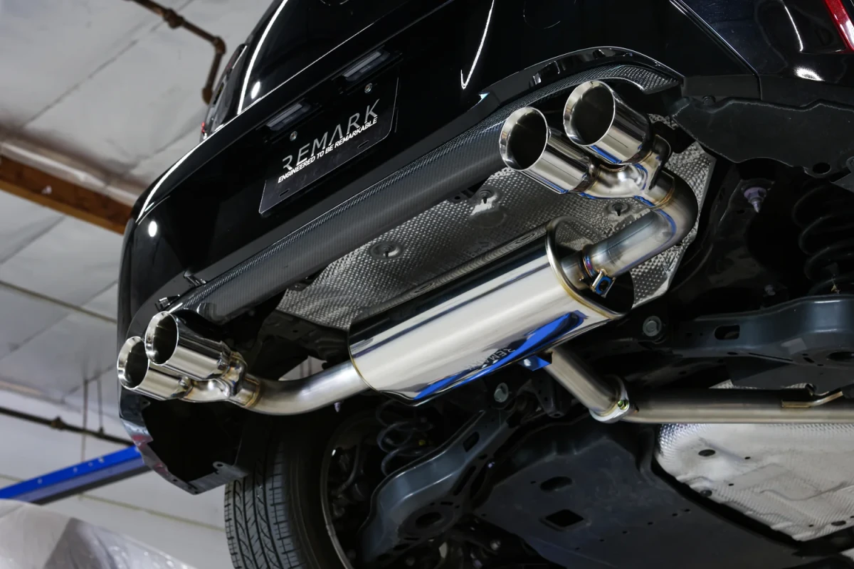 Toyota Corolla Hatchback Performance Exhaust - Remark - Cat Back Quiet-Spec Quad Tip - `23-`27