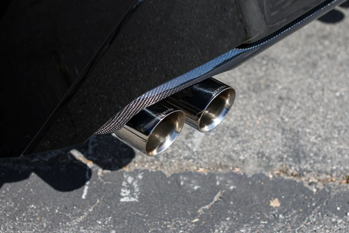 Toyota Corolla Hatchback Performance Exhaust - Remark - Quiet-Spec Quad Tip - Burnt Stainless Tips - `23+