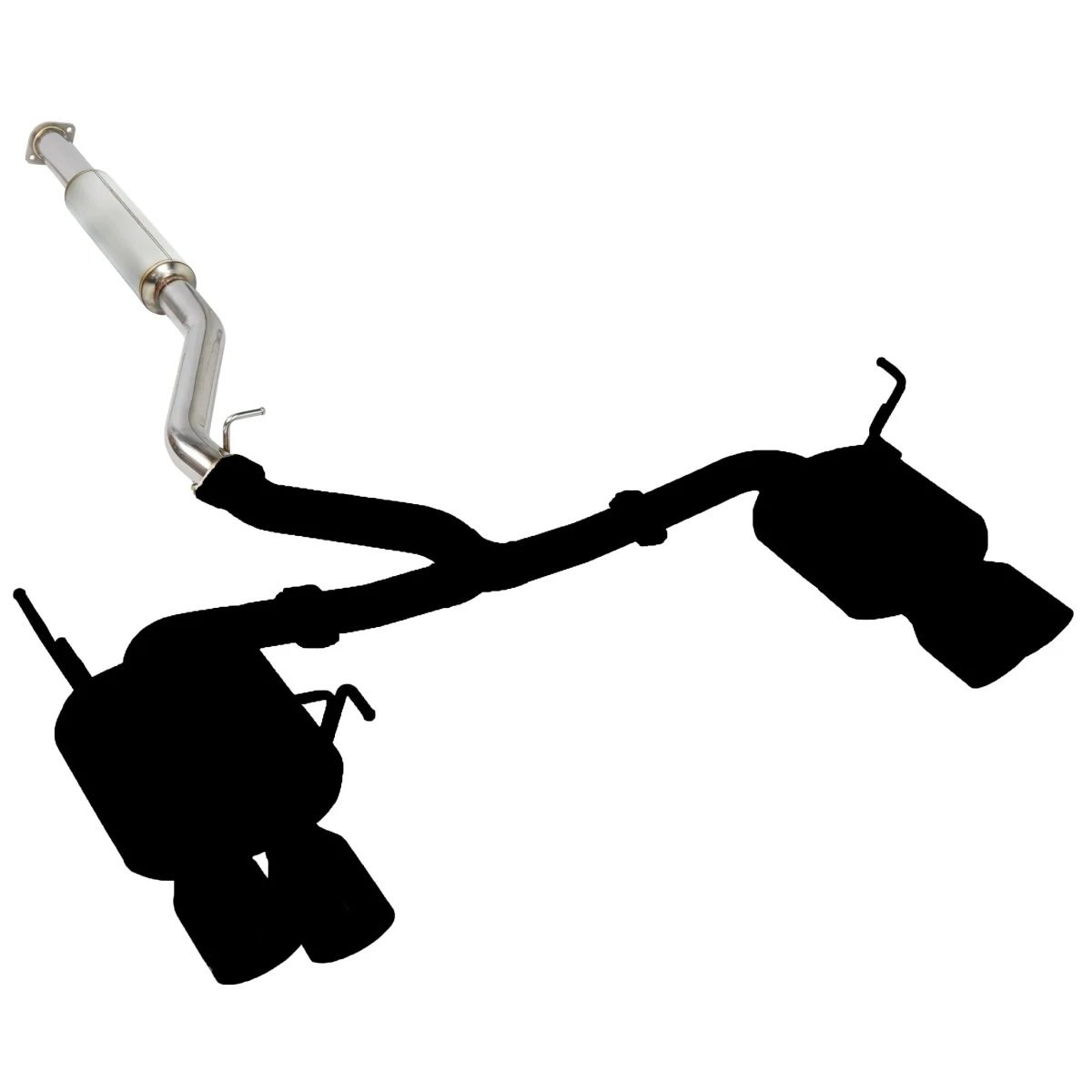 Subaru WRX Performance Exhaust - Remark - Cat Back, 4 in. - Burnt Stainless Quad Tips - Resonated - `22+