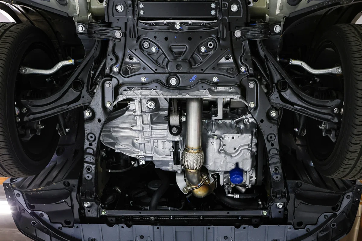 Acura Integra Performance Exhaust - Front - Remark - 3 in. SS Front Over-Pipe - `23-`26