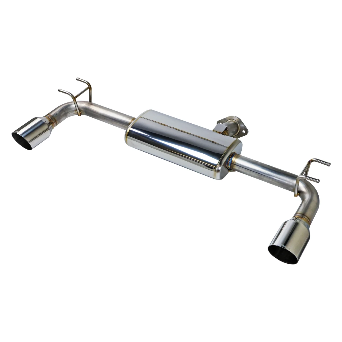 Mazda 3 Performance Exhaust - Rear - Remark - Axle Back, Dual SS Single Wall Tips - `19-`27