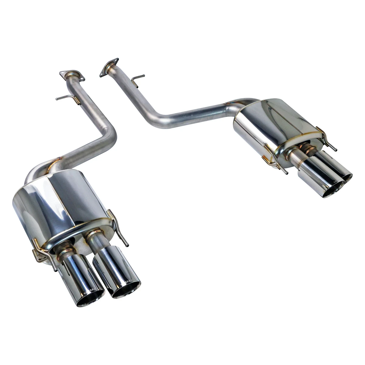 Lexus IS500 Performance Exhaust - Remark - Axle Back, Quad Stainless Steel Double Wall Tips, Muffler Version - `22+
