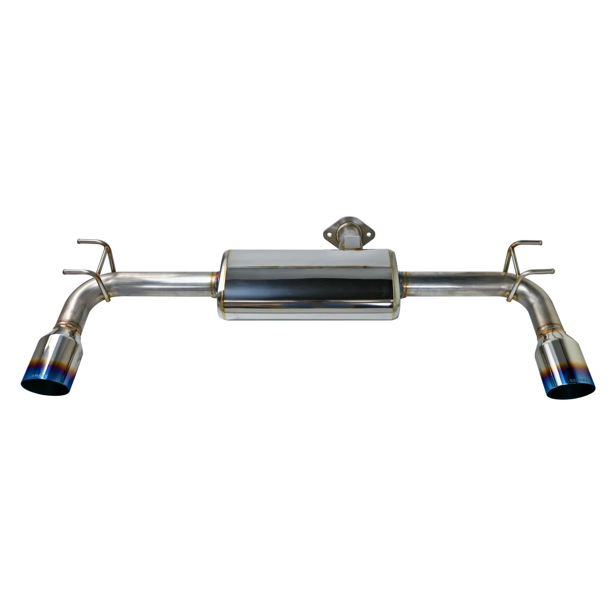 Mazda 3 Performance Exhaust - Remark - Axle Back, Dual Burnt SS Single Wall Tips, Muffler Version - `19-`27 Mazda 3 Performance Exhaust - Remark - Axle Back, Dual Burnt SS Single Wall Tips, Muffler Version - `19-`27