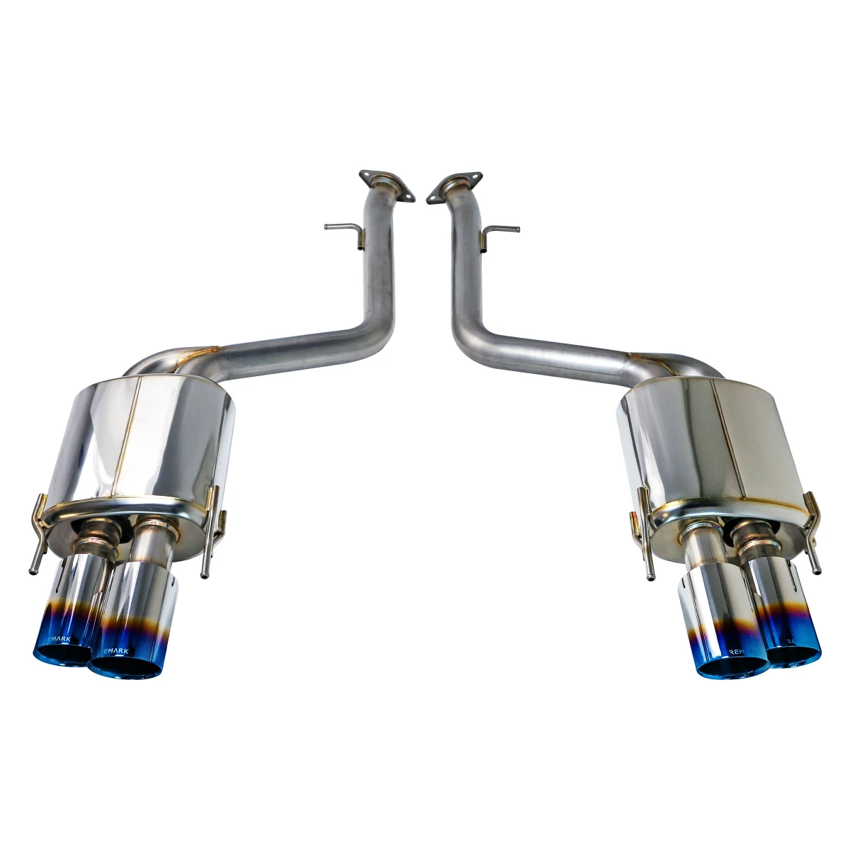 Lexus IS500 Performance Exhaust - Remark - Axle Back - Muffler Version, Burnt Stainless Double Wall Tips - `22+ Lexus IS500 Performance Exhaust - Remark - Axle Back - Muffler Version, Burnt Stainless Double Wall Tips - `22+