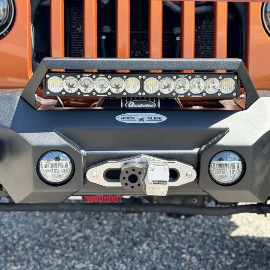 Jeep Wrangler JK Bumper - Front - Rock Slide Engineering - Big Sky Aluminum Mid with Winch Plate - `07-`18